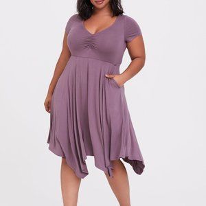 Torrid Midi Jersey Skater Dress
